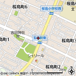 たいよう調剤薬局桜島店周辺の地図