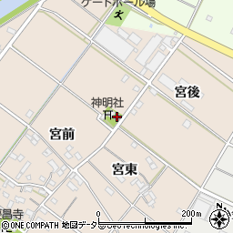 花蔵寺農民センター周辺の地図
