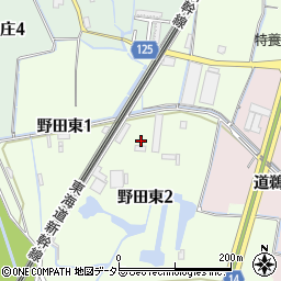 大阪府高槻市野田東2丁目周辺の地図