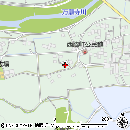 兵庫県小野市西脇町198-2周辺の地図