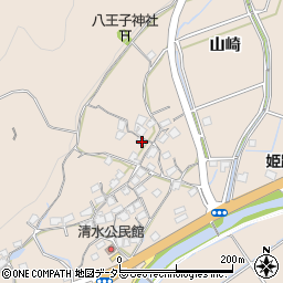 兵庫県姫路市飾東町山崎1116周辺の地図