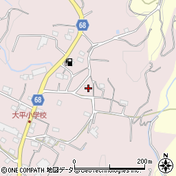 静岡県浜松市浜名区大平824周辺の地図