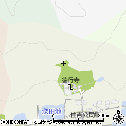 兵庫県たつの市揖西町住吉周辺の地図