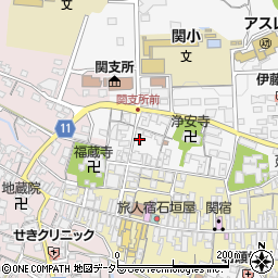 三重県亀山市関町木崎840周辺の地図