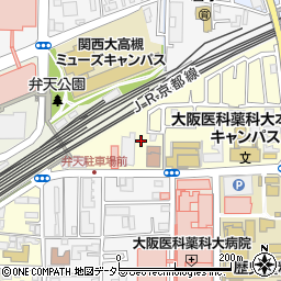 大阪府高槻市八丁西町周辺の地図