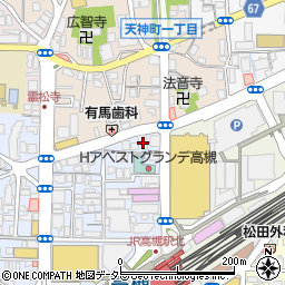 株式会社地域環境計画　大阪支社周辺の地図
