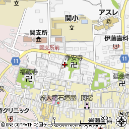 三重県亀山市関町木崎847-1周辺の地図