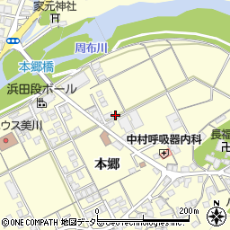 島根県浜田市内村町本郷770周辺の地図