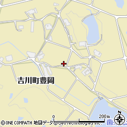 兵庫県三木市吉川町豊岡636周辺の地図