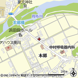 島根県浜田市内村町本郷763周辺の地図
