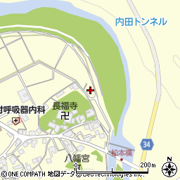 島根県浜田市内村町本郷880-1周辺の地図