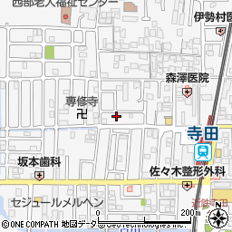 京都府城陽市寺田西ノ口28-10周辺の地図