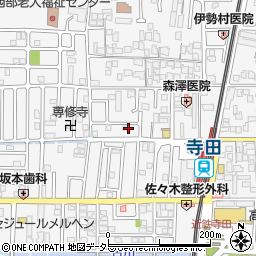 京都府城陽市寺田西ノ口27-11周辺の地図