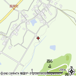 兵庫県小野市長尾町周辺の地図