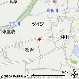 愛知県新城市富岡栃沢周辺の地図