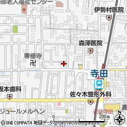 京都府城陽市寺田西ノ口27-6周辺の地図