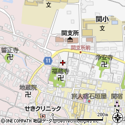 三重県亀山市関町木崎951周辺の地図