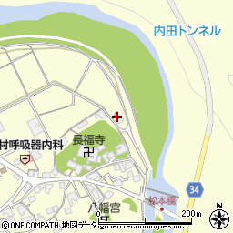 島根県浜田市内村町880周辺の地図