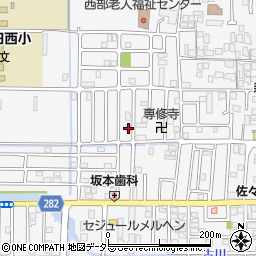 京都府城陽市寺田西ノ口39-21周辺の地図