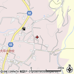 静岡県浜松市浜名区大平1048-25周辺の地図
