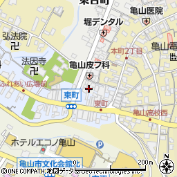 三重県亀山市渋倉町周辺の地図