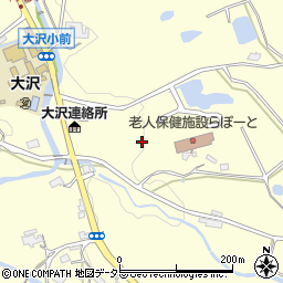 兵庫県神戸市北区大沢町周辺の地図