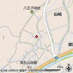 兵庫県姫路市飾東町山崎1118周辺の地図