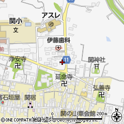 三重県亀山市関町木崎772周辺の地図