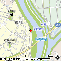 愛知県西尾市小焼野町井ノ上周辺の地図