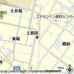 愛知県西尾市今川町上新田34周辺の地図