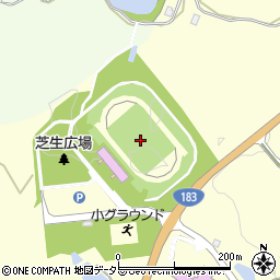 庄原市上野総合運動公園陸上競技場周辺の地図