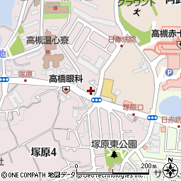 本家かまどや　塚原店周辺の地図