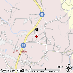 静岡県浜松市浜名区大平831-1周辺の地図