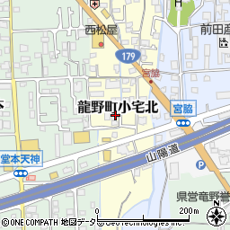 兵庫県たつの市龍野町小宅北61-1周辺の地図