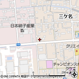 静岡県焼津市三ケ名347周辺の地図
