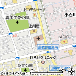 藤枝郵便局　荷物集荷周辺の地図