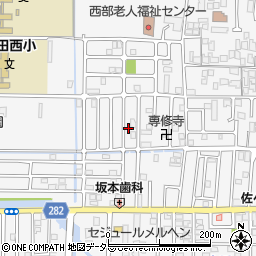 京都府城陽市寺田西ノ口39-10周辺の地図