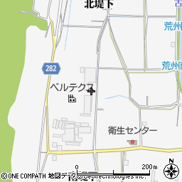 京都府城陽市寺田北堤下周辺の地図