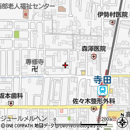 京都府城陽市寺田西ノ口27周辺の地図