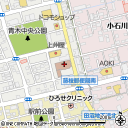 藤枝郵便局集荷周辺の地図