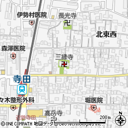 三縁寺周辺の地図