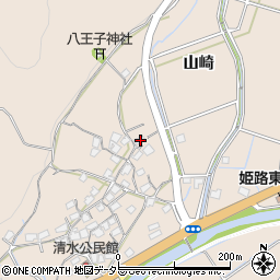 兵庫県姫路市飾東町山崎869周辺の地図