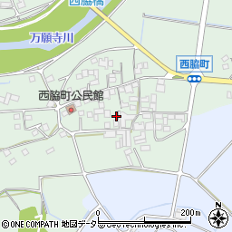 兵庫県小野市西脇町287周辺の地図