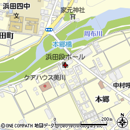 島根県浜田市内村町本郷668-1周辺の地図