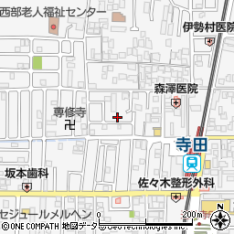 京都府城陽市寺田西ノ口27-17周辺の地図