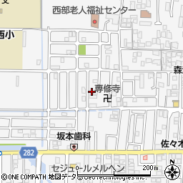 京都府城陽市寺田西ノ口39-44周辺の地図