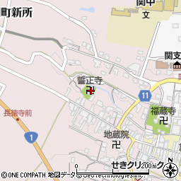 誓正寺周辺の地図