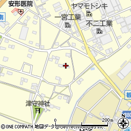 愛知県豊川市一宮町上新切140周辺の地図