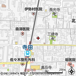 京都府城陽市寺田西ノ口3周辺の地図