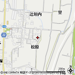 京都府八幡市岩田松原61周辺の地図